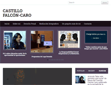 Tablet Screenshot of castillofalcon.com